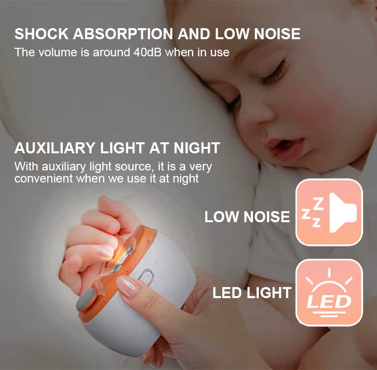Electric Nail Clipper Machine With LED Light