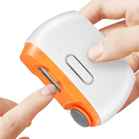 Electric Nail Clipper Machine With LED Light