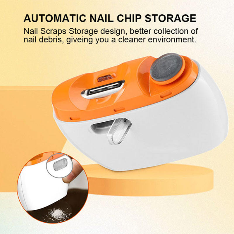 Electric Nail Clipper Machine With LED Light