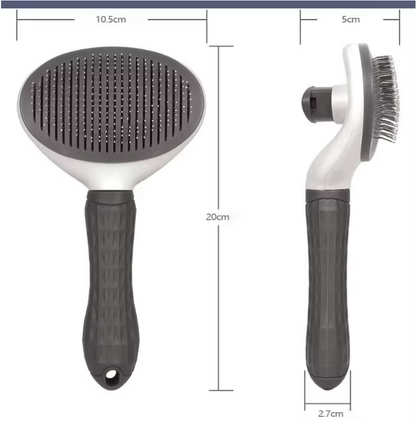 Pet Self-Cleaning Shedding Brush  Skin-Friendly Grooming Tool for Dogs, Cats & Puppies