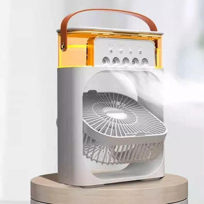 Foldable Hands-Free Water Mist Fan with Low Noise USB Powered Long Runtime