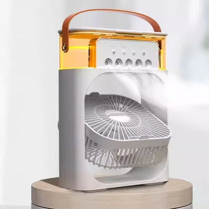 Foldable Hands-Free Water Mist Fan with Low Noise USB Powered Long Runtime