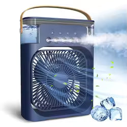 Foldable Hands-Free Water Mist Fan with Low Noise USB Powered Long Runtime