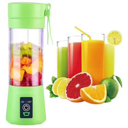 Mini Portable USB Blender Bottle – 6 Blade Smoothie Mixer for Fruits & Vegetables