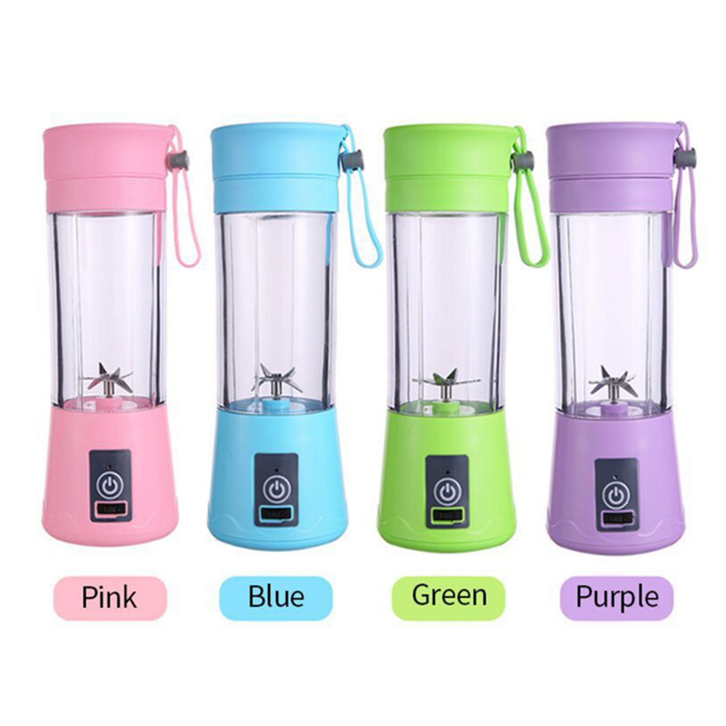 Mini Portable USB Blender Bottle – 6 Blade Smoothie Mixer for Fruits & Vegetables