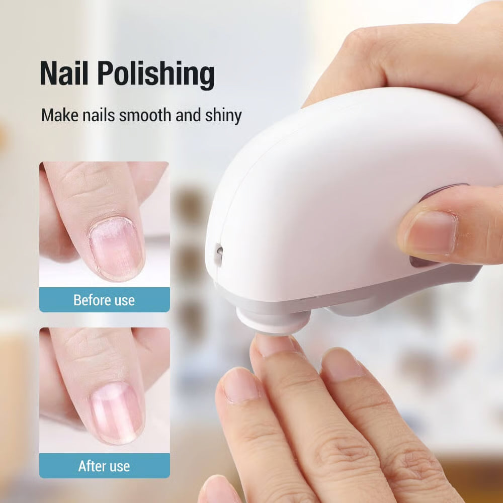 Electric Nail Clipper Machine With LED Light